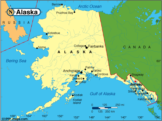 Alaska map