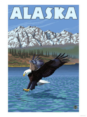 Alaska: Bald Eagle Poster