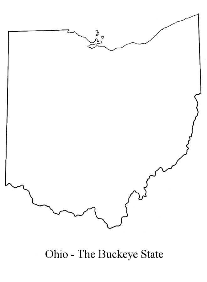 Ohio and United States Map