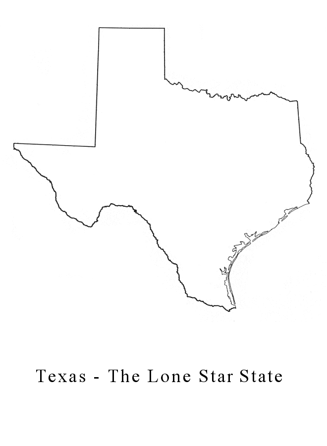 United States Map Blank Outline