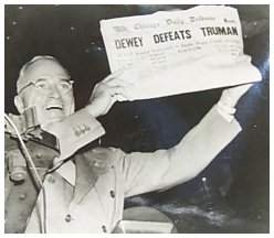 Dewey defeats Truman