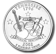 The Tennessee State Quarter - #16 in Series