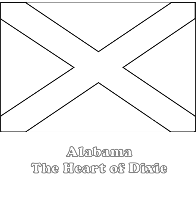 alabama state flag picture. The Alabama State Flag