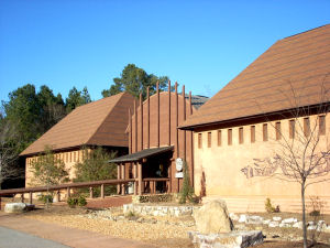Georgia state frontier and southeastern Indian interpretive center