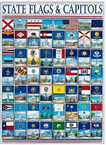 State Flags & Capitols 1000-pc Puzzle