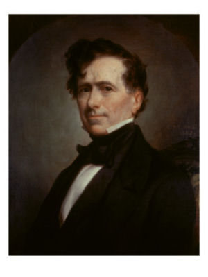 Franklin Pierce Oil on Canvas, George P. A. Healy (1813-1894)
