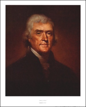 Thomas Jefferson by Rembrandt Peale