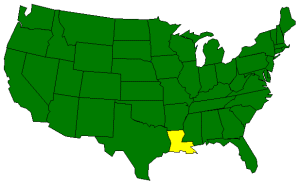 Click for Louisiana base and elevation maps