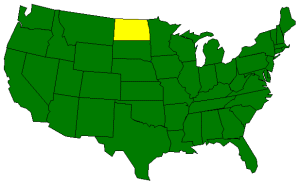 Click for North Dakota base and elevation maps