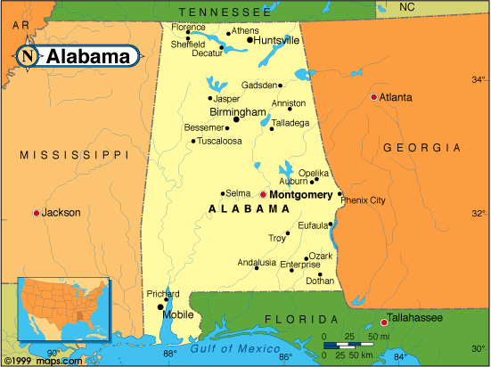 map of florida alabama line Alabama Base And Elevation Maps map of florida alabama line
