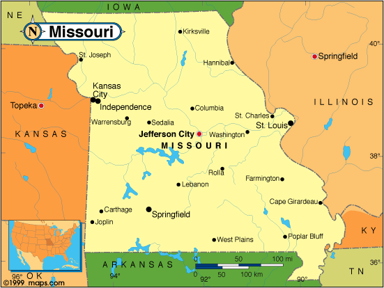 Missouri map