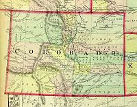 1872 Colorado Map