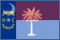 North/South Carolina flag