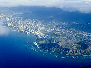 Hawaii from air