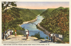 New River Canyon from Hawks Nest State Park