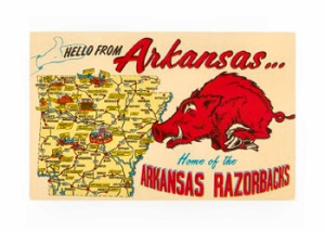 Hello from Arkansas: Home of the Arkansas Razorbacks