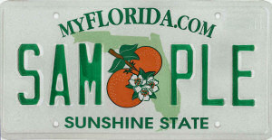 Florida License Plate