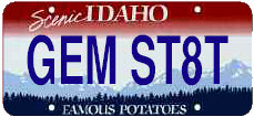 Idaho License Plate