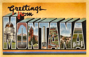 Vintage Greetings from Montana