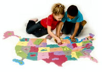 Giant USA Map Puzzle