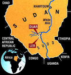 Map of Sudan