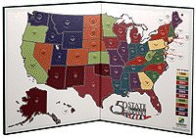 Fifty State Commemorative Quarter Map Album