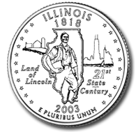 The Illinois State Quarter - #21 in Series