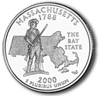 The Massachusetts State Quarter - #6 in Series