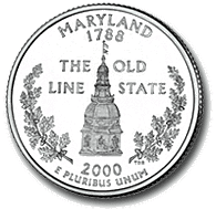 The Maryland State Quarter - #7 in Series
