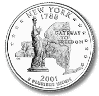The New York State Quarter - #11 in Series