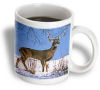 White-tailed deer mug