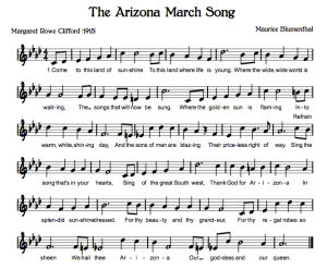 Arizona state Arizona's atate anthem