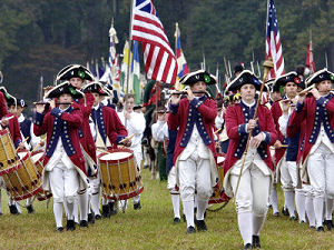 Reenactment of Surrender at Yorktown