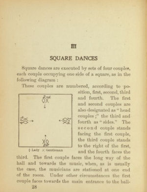 Square dance book page