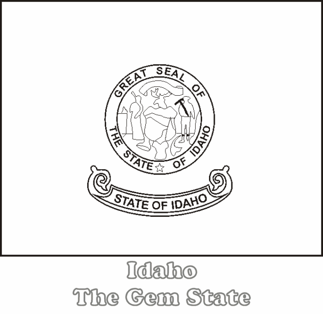 Idaho state flag