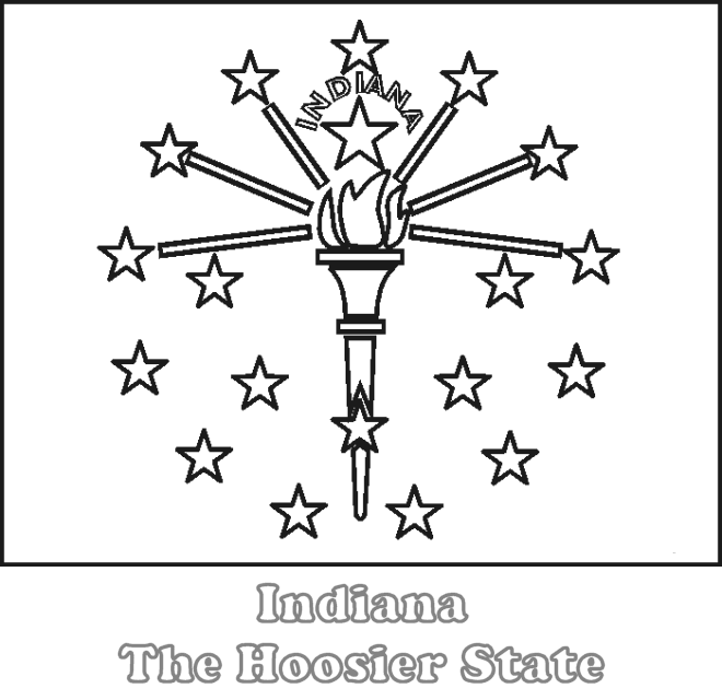 Indiana state flag