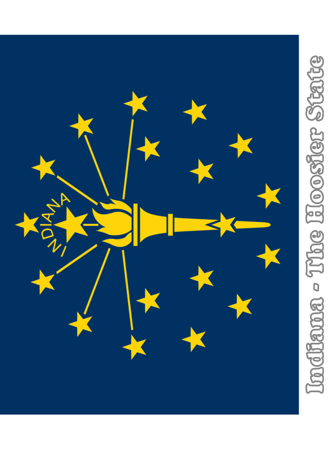 Indiana state flag