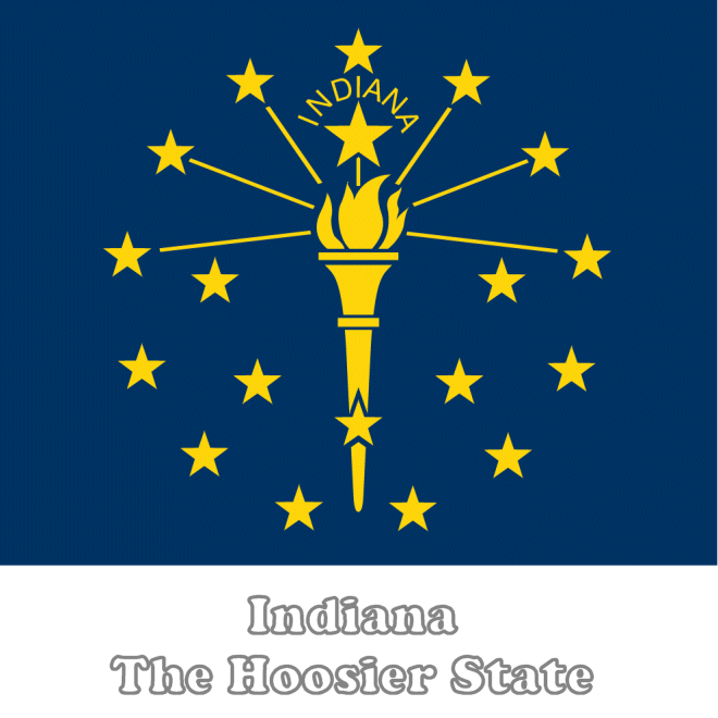 Indiana state flag