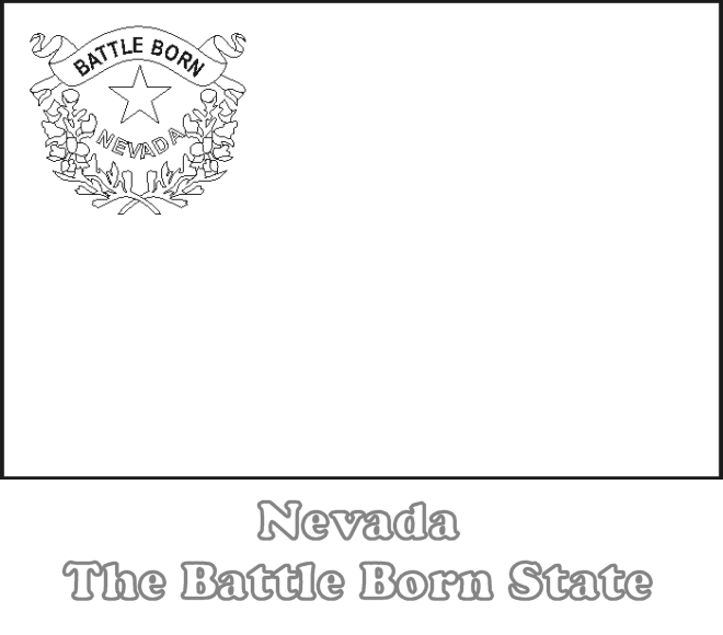 Nevada state flag