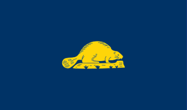 Oregon state flag reverse