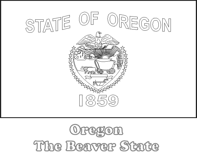 Oregon state flag