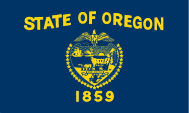 Oregon state flag obverse