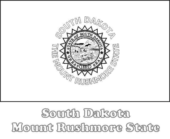 South Dakota state flag