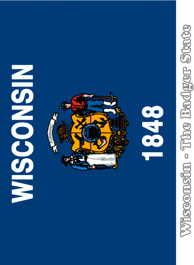 Wisconsin state flag