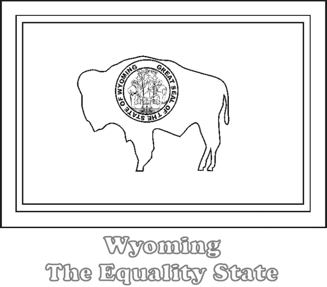 Wyoming state flag