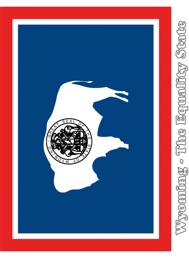 Wyoming state flag