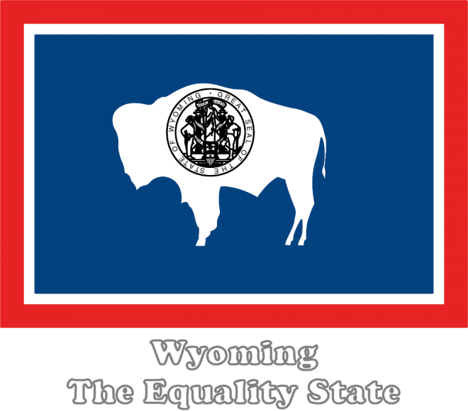 Wyoming state flag