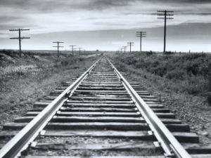 Railroad tracks