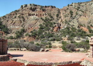 Pioneer amphitheater empty stage