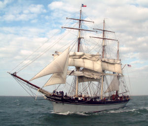 Texas state tall ship